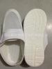 Zapatos antiestáticos blancos, zapatos antiestáticos de cuatro agujeros, zapatos antiestáticos de lona de cuatro ojales.