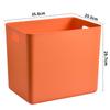 Caja de Almacenamiento de Plástico con Tapa Caja para Guardar Ropa Interior Calcetines en el Armario Contenedor para Guardar Bloques de Construcción de Juguete Cesta para Guardar Bocadillos Libros Ilustrados
