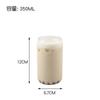 Amazon Taza de Café de Vidrio de 12 oz Taza de Agua Resistente a Altas Temperaturas con Tapa y Popote Vidrio de Borosilicato Bambú