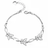 2026 Nuevo Pulsera de Mariposa Transfronteriza Moda Hada Dulce Estilo Versátil Fresco Cadena de Muñeca Chapada en Cobre para Mujeres