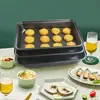 Sartén Cuadrada Antiadherente para Asar Bandeja Rectangular Antiadherente para Hornear y Asar