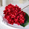 Hortensia artificial de imitación, flor artificial, arreglo floral para mesa de comedor, sala de estar, boda, decoración del hogar, arreglo floral seco.