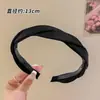 Diadema de Borde Ancho para Otoño e Invierno Estilo Coreano para Mujer Diadema Alta para la Parte Superior de la Cabeza Hace que la Cara Parezca Más Pequeña Sensación de Alta Calidad Pinza para el Cabello Accesorios para el Cabello Antideslizante Pinza para el Cabello Goma para el Cabello