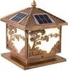 Lámpara Solar de Columna para Patio Lámpara de Exterior para Jardín Amurallado Villa Puerta Lámpara de Columna Lámpara de Exterior Valla Lámpara de Columna Impermeable