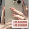Pegatinas para Manicura en Gel sin Luz Gradiente Igual que las Celebridades de Internet Color Caramelo Pegatinas de Uñas de Verano Película de Esmalte de Uñas Duraderas Impermeables