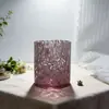 Venta al por mayor de fabricantes Tazas de Vidrio de Puntos Multicolor Personalizadas Estilo Retro Europeo y Americano Tazas de Cóctel Tazas de Vidrio para Jugo en Casa