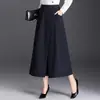 Falda Casual Fluida para Mujer Otoño 2026 Nueva de Cintura Alta Plisada Línea A de Longitud Media Adelgazante Dobladillo Amplio Falda de Paraguas