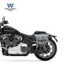 Coche muscular Wolf adecuado para Harley avance 117 bolsa lateral bolsa lateral caja lateral retro bolsa para casco con portaequipajes de liberación rápida