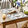 Nuevo mantel individual con estampado de estrellas de mar para el hogar, la sala de estar, la mesa de la cocina, tapete aislante decorativo, tapete de lino transfronterizo, venta al por mayor