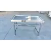Carrito de Recolección de Residuos de Acero Inoxidable, Mesa de Recolección de Residuos, Carrito de Recolección de Residuos Orgánicos, Mesa de Recolección y Reciclaje, Mesa para Residuos de Cocina, Cubo de Basura para Vajilla