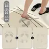 Tapete minimalista estilo japonês, tapete de boa sorte para porta de entrada, espessado, resistente ao desgaste, base de borracha antiderrapante, para uso doméstico