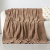 Manta de Camping, Manta de Sofá, Manta de Sol, Manta Tejida Bohemia para Siesta con Aire Acondicionado, Funda de Manta para Sofá, Manta para Bebé