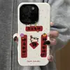 Fundas Fuma Adecuadas para Apple 17 Pro Max Dibujos Animados Lindos iPhone 16 Pro Protección Completa de Lente 15 Dos en Uno