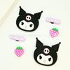 Charms para Sapato Crocs Desenho Animado Raio Grafite Urso Preto Acessórios Acessórios para Chinelo DIY Charms de Sapato Removíveis Atacado do Fabricante