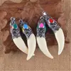 Accesorios Pequeños, Colgantes de Diente de Perro al por Mayor, Accesorios Hechos a Mano para Manualidades DIY, Artículos Pequeños de Joyería, Collares al por Mayor, Estilos Largos para Mujer