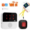 Wifi Transfronteiriço Pager para Idosos Estilo Grafite Alarme de Ajuda Chamada de Emergência Sos Botão de Pulso Casa de Repouso
