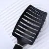 Pente Curvo Grande de Cerdas de Javali para Homens, Escova Raquete Volumizadora para Styling, Escova de Cabelo Massageadora, Escova Portátil para Styling e Modelar Cabelo