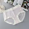 Ropa interior para mujer, pantalones de máscara ultrafinos, sedosos, finos, transpirables, suaves, de color sólido, calzoncillos de cintura, venta al por mayor