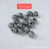 Cuentas espaciadoras de plata 999 vintage de Shanxi, anillos corredizos, accesorios de terrón de azúcar, adornos culturales y artísticos para DIY
