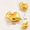 Contas Espaçadoras de Diamante Microincrustadas em Forma de Cubo de Açúcar Martelado Estilo Chinês Dourado Antigo, Lua, Estrela, Coração Contas Soltas para Acessórios de Miçangas DIY