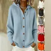 Jaqueta Cardigan com Capuz de Tricô Botões Europeia e Americana Outono e Inverno Novo Estilo Transfronteiriça Cor Sólida Casual Moda Feminina