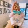 Colgante de Mochila de Muñeca de Dibujos Animados Accesorios Pequeños Juguete de Peluche Venta al por Mayor Llavero de Pareja Decoración de Bolsa