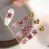 Decorações Festivas de Ano Novo Estilo Chinês Desenho Animado para Unhas Mais Vendidas, Leão Despertando Estilo Chinês Vermelho Materiais para Nail Art Atacado