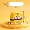 Fofo material de foca de estimação atacado fotossensível desenho animado infantil fofo nome roupas creche pequeno cachorro amarelo animal carimbo