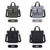 Maletín Bolso de Mano para Hombre Bolso de Hombro de Negocios Bolso Cruzado Mochila Multibolsillos Ligero para Viajes de Negocios
