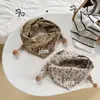 Cachecol Triangular à Prova de Vento e Quente para Crianças Outono e Inverno Novo Cachecol de Bebê Meninas Meninos Fofo Estilo Coreano Tendência Cachecol de Bebê