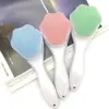 Nova Escova de Limpeza Facial de Silicone Instrumento de Limpeza Manual Cabo Escova Limpadora de Cravos do Nariz Escova de Limpeza Garra de Gato