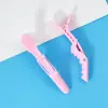 Juego de Seis Piezas para Teñir el Cabello de Color Rosa, Tazón para Teñir de Alta Calidad, Cepillo para Tratamiento Capilar, Cuchara para Polvo Decolorante de Salón, Pinza de Cocodrilo, Tazón para Mezclar Colores