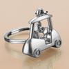 Llavero de Metal Personalizado de Coche de Visualización de Golf Simulada Souvenir de Reunión Deportiva Regalo Pequeño Creativo en el Campo