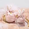 Estilo Ins Sacola de Doces Orelhas de Coelho Sacola de Veludo Caixa de Presente Caixa de Doces Caixa de Doces de Casamento Bolsa de Mão Criativa