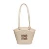 Bolsa Patchwork da Moda Estilo Coreano para Mulheres, Nova Bolsa de Ombro da Moda, Bolsa Balde Simples Versátil e Elegante