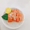 Celebridade da Internet Comida de Fruta Brincadeira Adesivo de Geladeira Simulação Criativa Comida Amora Congelada Tomate Pequeno Adesivo Magnético Decorações de Casa