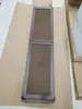 Estrutura de Madeira Não Pintada e Revestida Porta com Trançado de Rattan, Porta de Armário com Painel, Estética Medieval, Porta Esqueleto Estilo Chinês