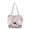 Bolso de hombro lindo y moderno para estudiantes, bolso de mano de moda para mujer estilo coreano, bolsa de mano grande para el día a día