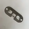Conjunto Completo de Acessórios para Guarda-corpo de Zinco-Aço Base de Fixação Suporte Chapa de Ferro Tampa Oval Suporte em Z Tampa Decorativa Grade Sem Solda
