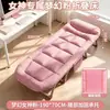 Cama plegable para oficina, silla individual para siesta, cama simple para casa, cama portátil para exteriores, acompañante de hospital, cama de camping