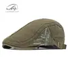 Boina de Algodón Estilo Coreano para Hombre, Gorra Artística Retro Juvenil, Gorra Casual Adelante, Sombrero de Artista Femenina, Moderno