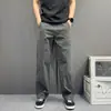 Pantalones Cargo Rectos para Hombre Estilo Montaña para Exteriores, Primavera y Otoño, Lavados, Resistentes al Desgaste, Pantalones Casuales, Holgados, para Senderismo, Ocio, Pantalones Largos Versátiles