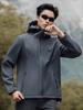 Chaquetas para Hombre y Mujer, Chaquetas de Senderismo, Chaquetas Softshell para Exteriores con Capucha, Cortavientos para Mujer, Chaquetas de Senderismo para Exteriores para Hombre