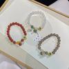 Pulsera de ágata natural de diseño original de estilo nacional de Qiaoen, pulsera de calcedonia DIY, temperamento antiguo, accesorios de ropa china retro