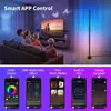 Lámpara de pie LED transfronteriza para sala de estar, lámpara de pie de estilo europeo, lámpara de pie de ambiente RGB de cambio de color, moderna y minimalista, de Amazon