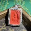 Amuleto Budista Tailandés del Templo del Rey Monje, Año 2514 en el Calendario Budista, Legendario Buda Phra Pibon, Artefacto Original del Templo de Tailandia
