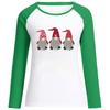 Camiseta de manga larga para mujer, cuello redondo, manga larga raglán, estampado de letras LOVE, San Valentín, venta al por mayor, 2022