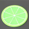Porta-copos Colorido Cor de Gelatina Formato de Fruta Base de Silicone para Copo Porta-copos Criativo Antiderrapante Isolante Térmico