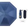 Personalizado Mini Cápsula Guarda-chuva Protetor Solar Protetor Solar 8 Osso Cola Preta Cinco vezes Guarda-chuva Ensolarado e Chuva Dupla finalidade Guarda-chuva de bolso dobrável