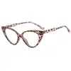 68045 gafas de ojo de gato lisas europeas y americanas personalizadas marco completo de PC gafas simples anti-luz azul comercio exterior gafas ópticas transfronterizas